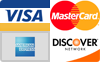 We Accept All Major Credit Cards